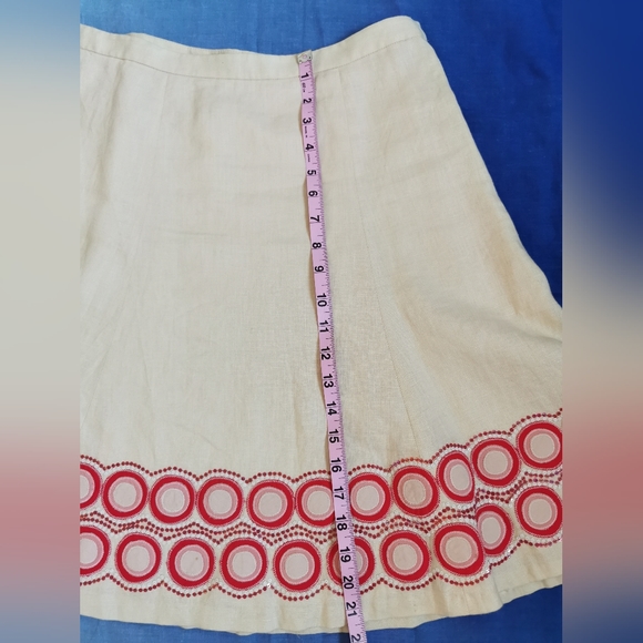 J.Crew 100% Linen size 4 skirt - Picture 5 of 5